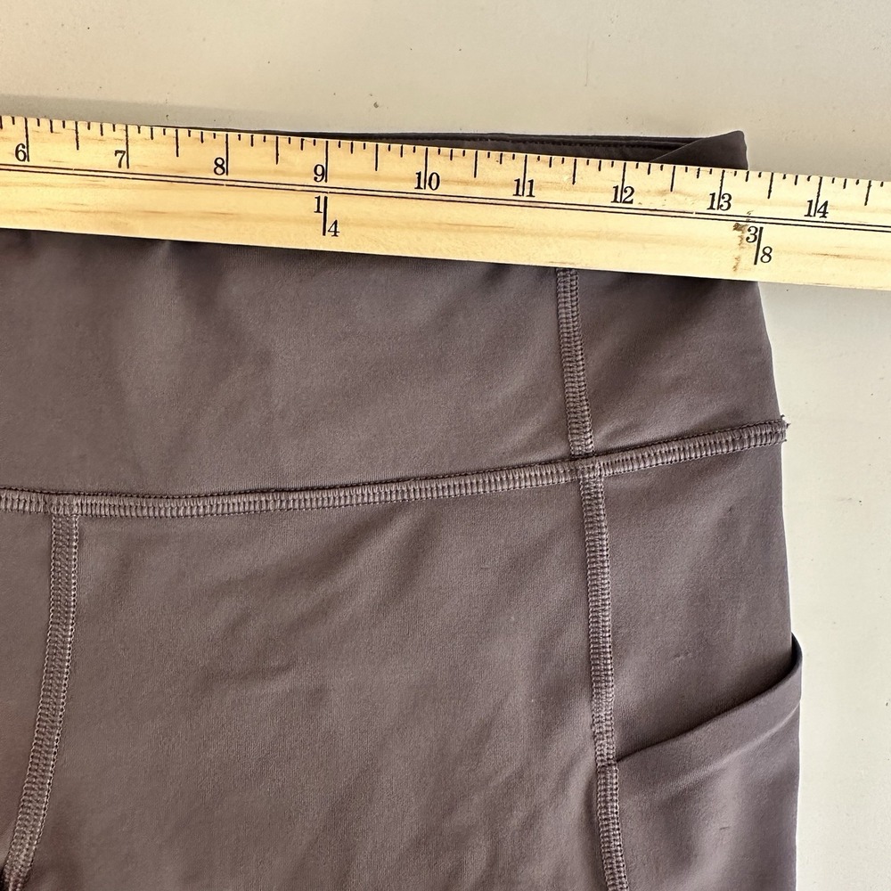 Lululemon Pace Rival Cropped Leggings Sz 6 Vintage Grape Pockets Pants Yoga Run - Picture 11 of 15